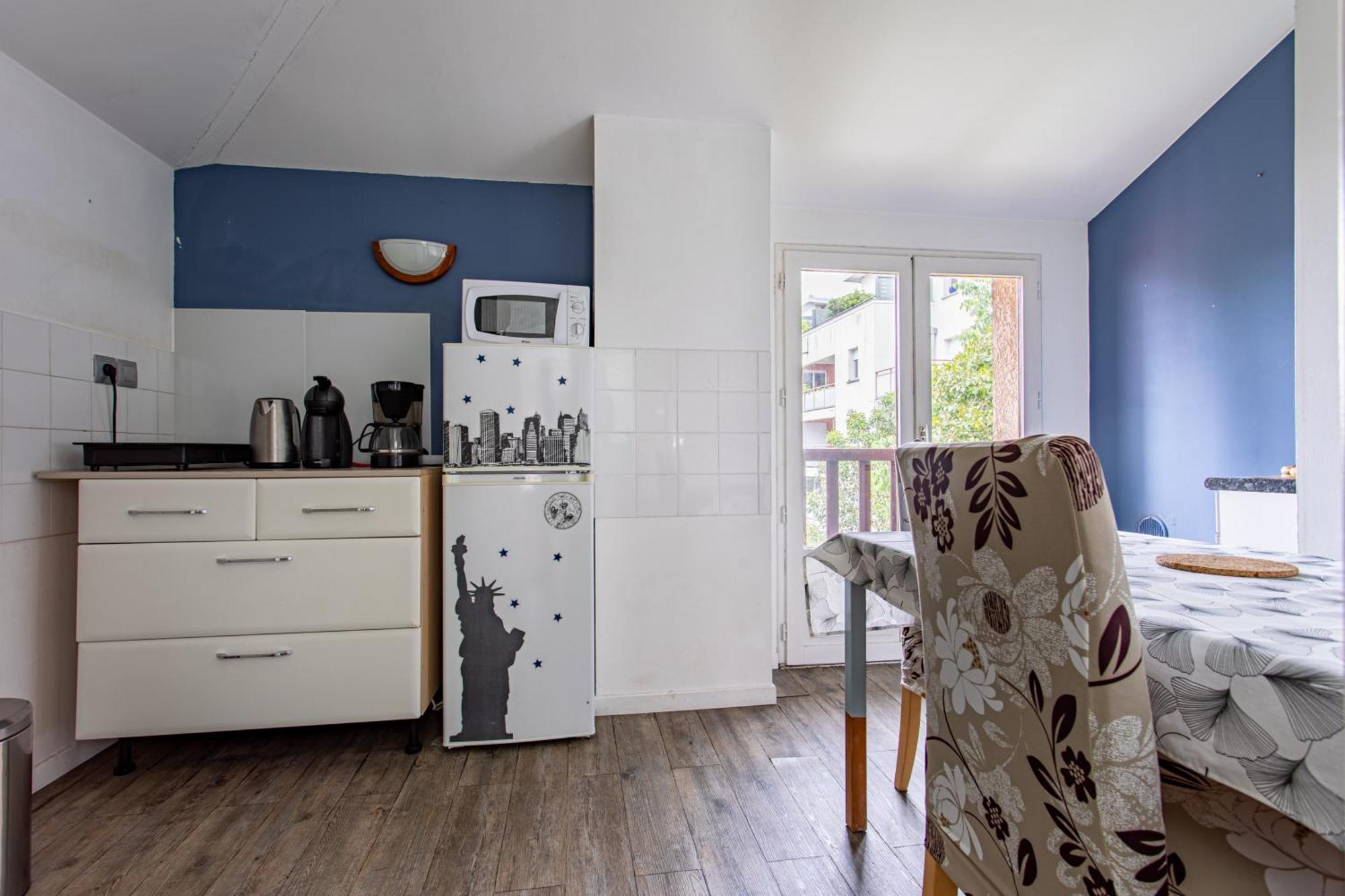 T2 Toulouse 40M2, Lit Queen Size, Climatisation, Quartier Sympa, Terrasse 外观 照片