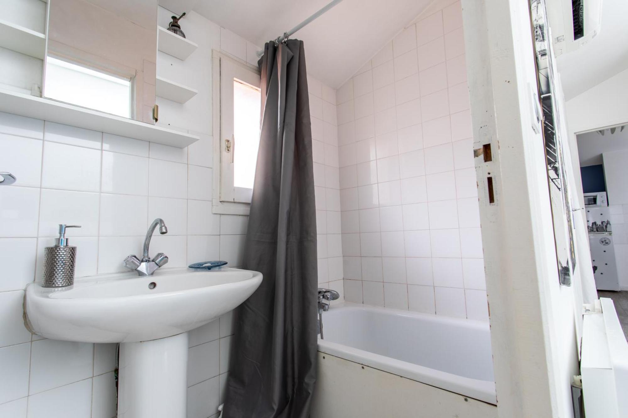 T2 Toulouse 40M2, Lit Queen Size, Climatisation, Quartier Sympa, Terrasse 外观 照片