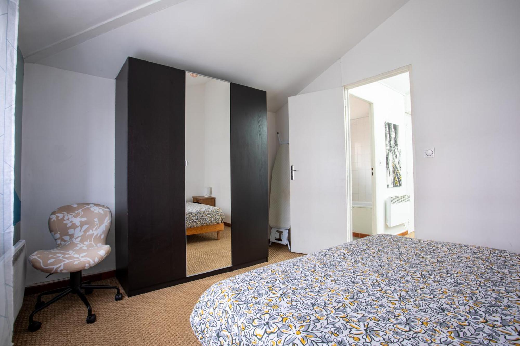 T2 Toulouse 40M2, Lit Queen Size, Climatisation, Quartier Sympa, Terrasse 外观 照片
